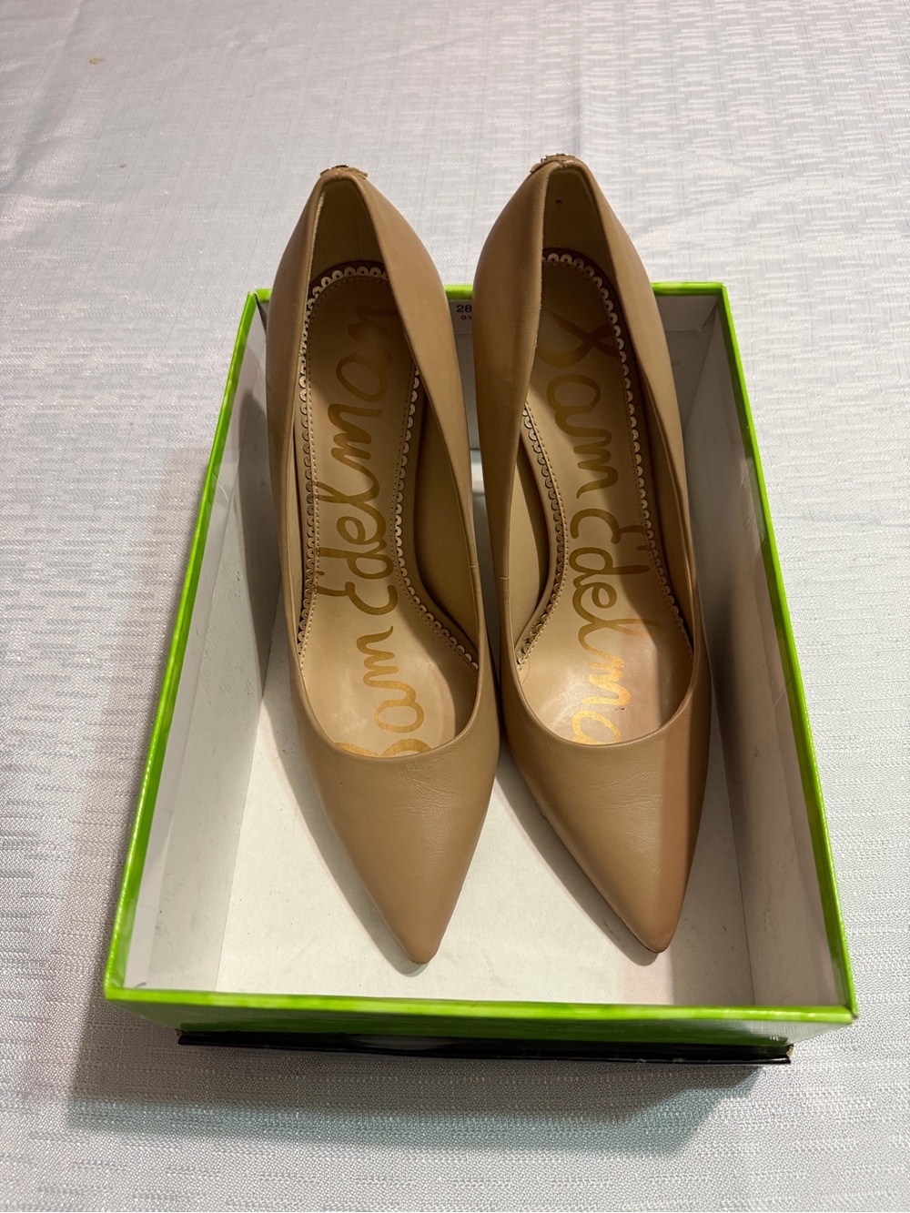 Sam Edelman Nude Pointed-Toe Stiletto Pumpsn nice shoes - Picture 4 of 4